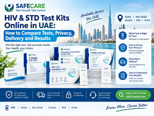HIV & STD Test Kits Online in UAE: How to Compare Tests, Privacy, Delivery and Results - Safe Care Kit