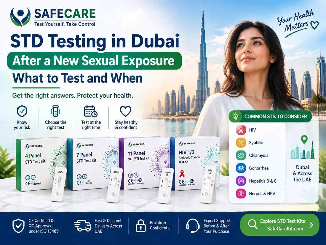 STD Testing in Dubai After a New Sexual Exposure: What to Test and When - Safe Care Kit