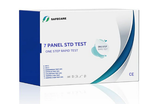 7 Panel STD Test Cassettes : Complete STD test